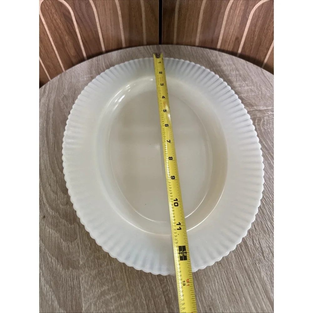 MacBeth-Evans DEPRESSION Glass MONAX Petalware PLATTER 12.75